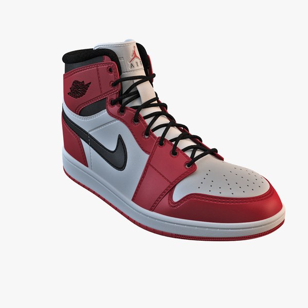 Nike Air Jordan 1 high x Louis vuitton 3D model