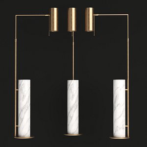 alma floor lamp kelly 3D model