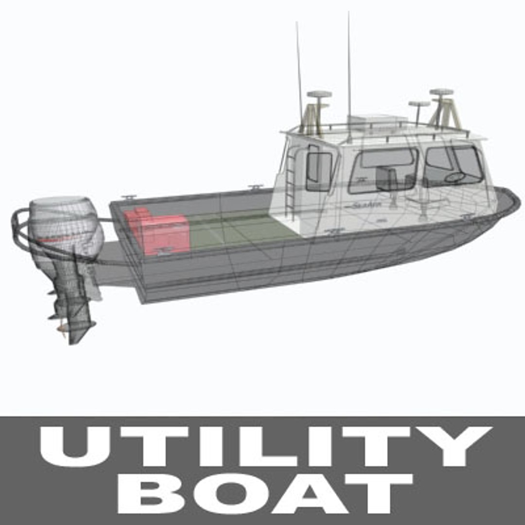Utility Boat 3d Max