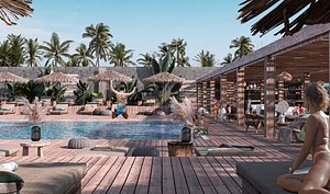 Club House - Open Air VR 3D model