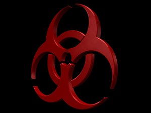Biohazard Symbol Model