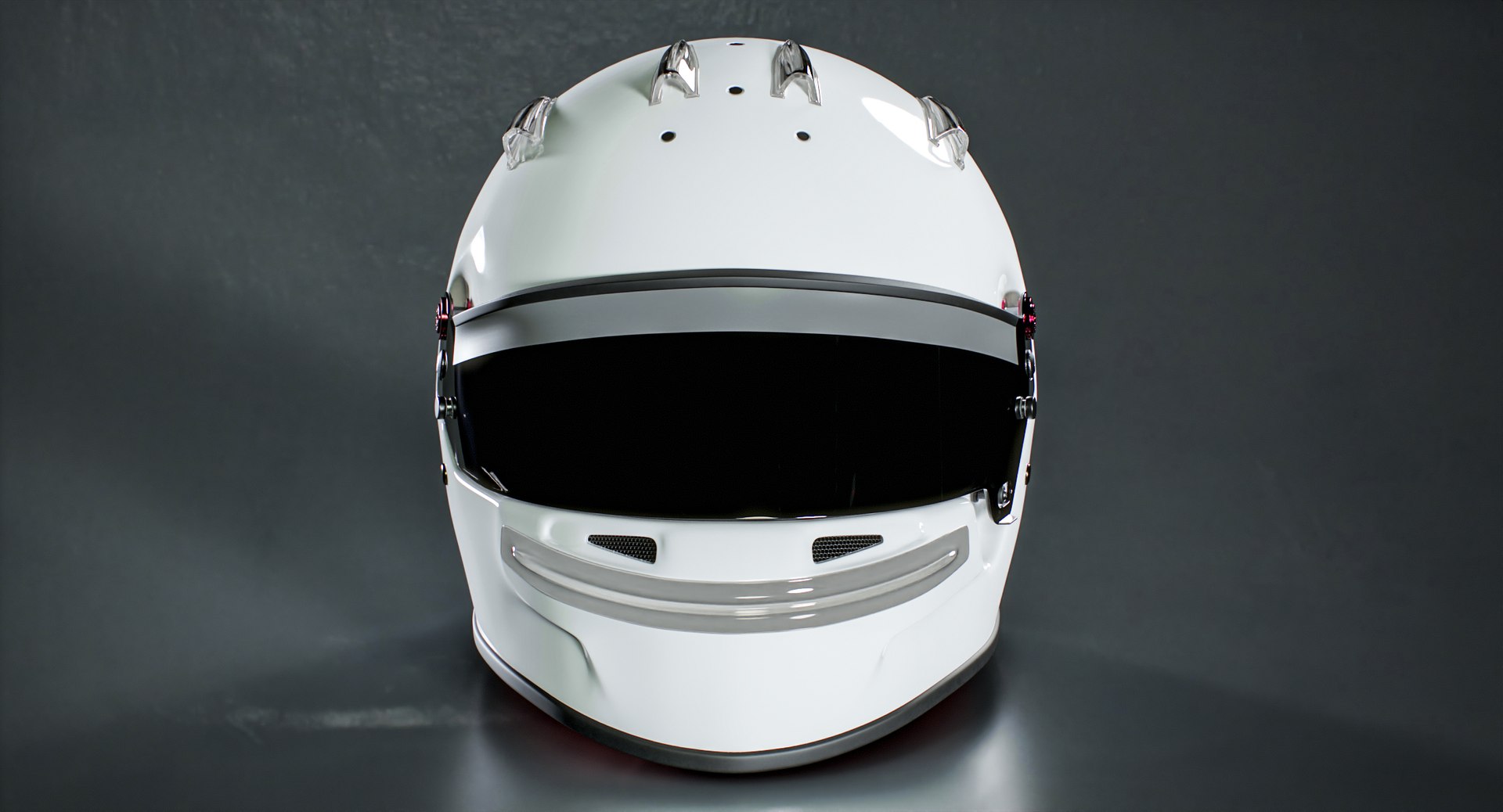 Bell HP77 F1 Helmet White Mockup 2025 3D Model - TurboSquid 2343341