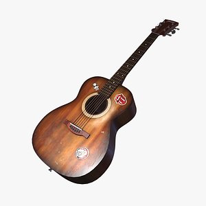3D model Guitar PBR