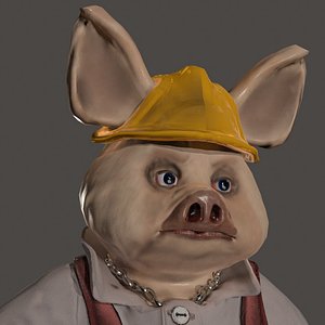 piggy builder 3D model