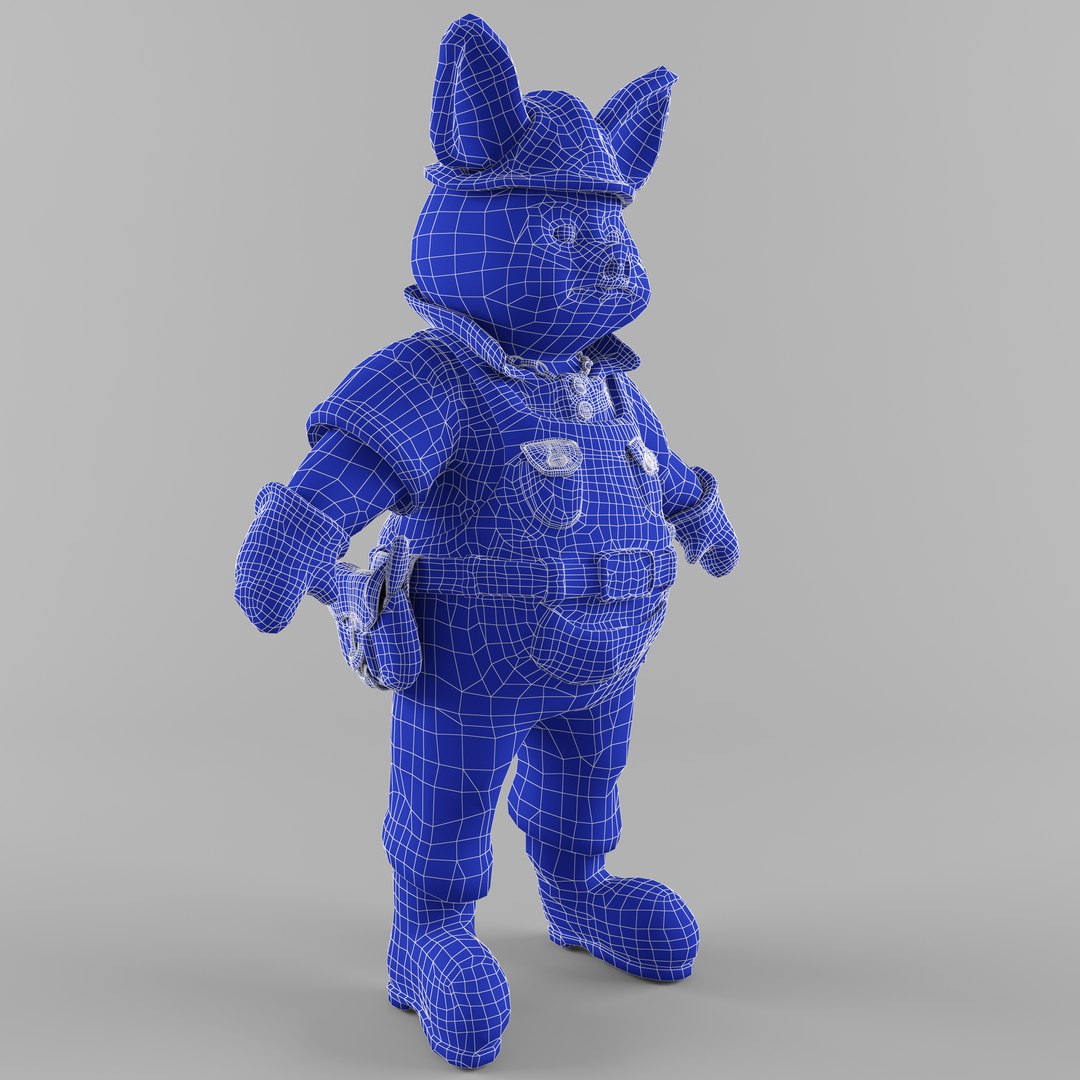 Piggy Builder 3D Model - TurboSquid 1649454