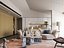 3D modern living room model