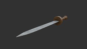 old roman sword 3D model