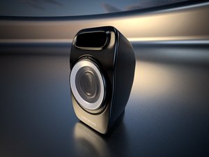 3D realistic pc speaker model