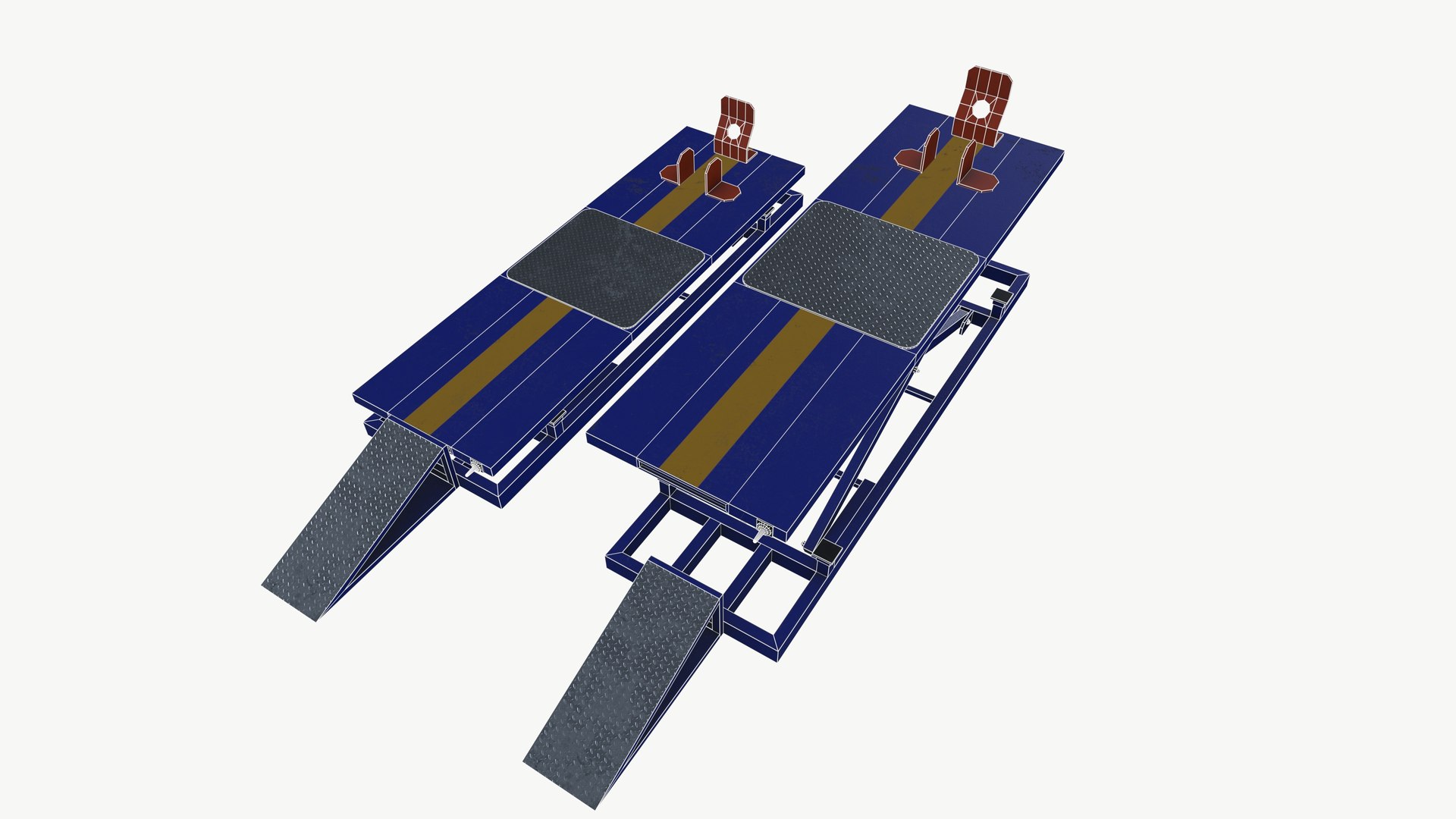 Hydraulic Bike Ramp 3D Model - TurboSquid 2425178