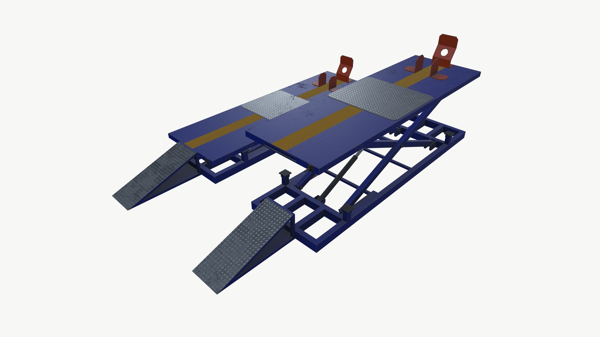 Hydraulic Bike Ramp 3D Model - TurboSquid 2425178