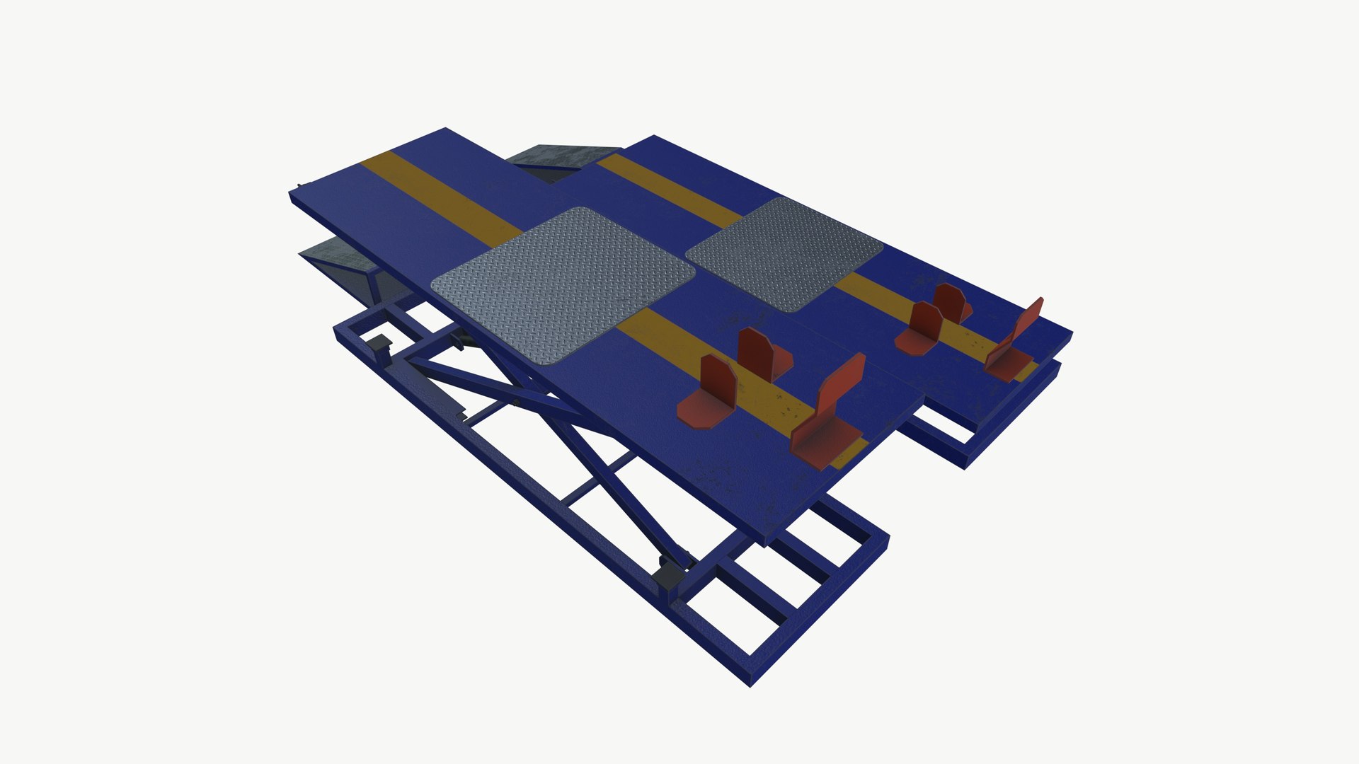 Hydraulic Bike Ramp 3D Model - TurboSquid 2425178