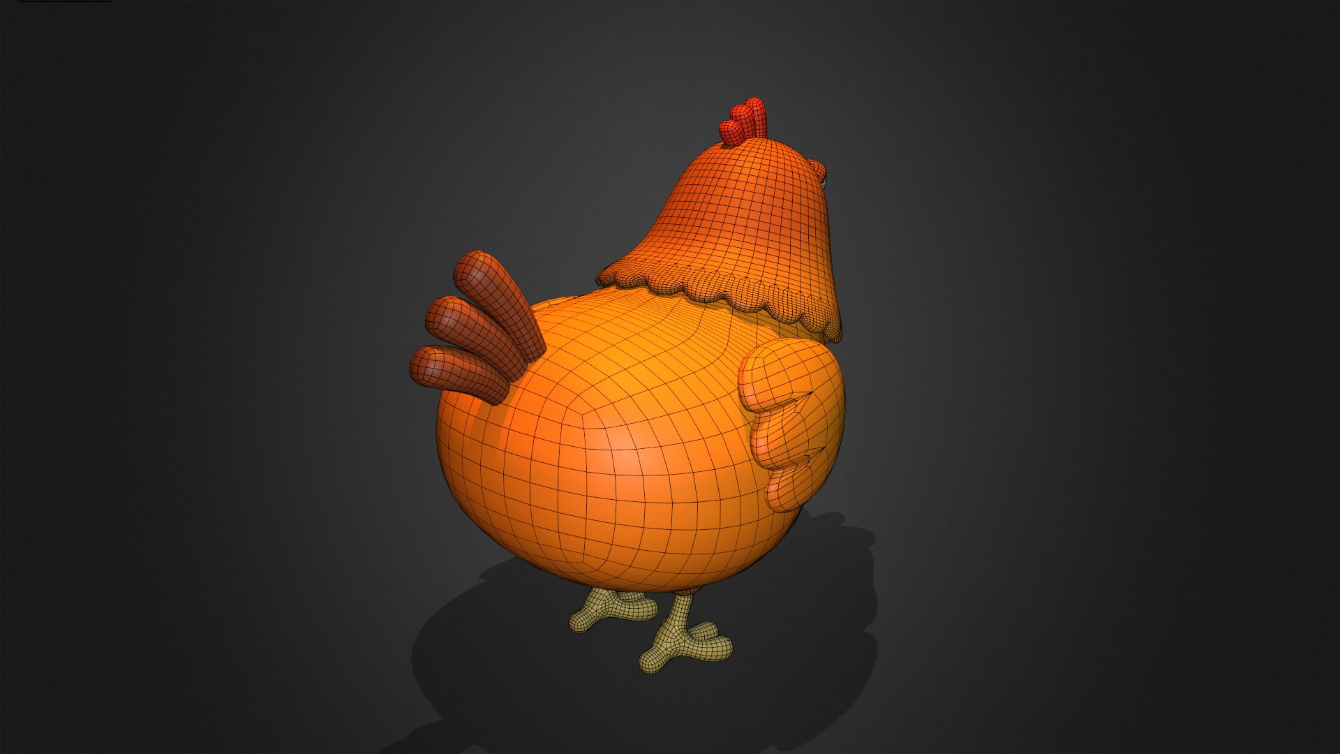 Asset - Cartoons - Chicken Hen Rigged Model - TurboSquid 2169447