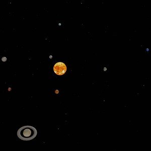 Solar Planet 3D model