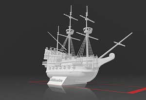 Modello 3D Spada pirata sciabola - TurboSquid 1827127