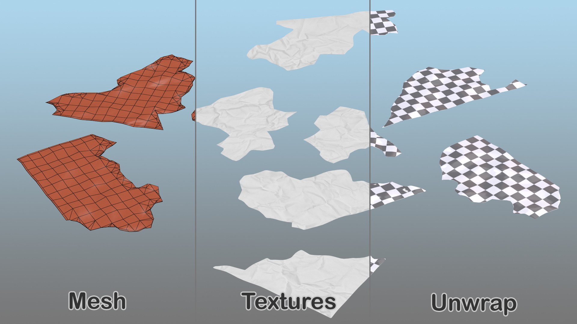 3D white torn paper pieces https://p.turbosquid.com/ts-thumb/Nb/iQP512/xUf2Ojqh/whitetornpaperpiecesvray3dmodel004/jpg/1581948426/1920x1080/fit_q87/f74c3efd4411b96dc90c4fb253312ee307ce14e2/whitetornpaperpiecesvray3dmodel004.jpg