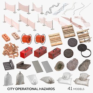 3D City Operational Hazards - 41 models