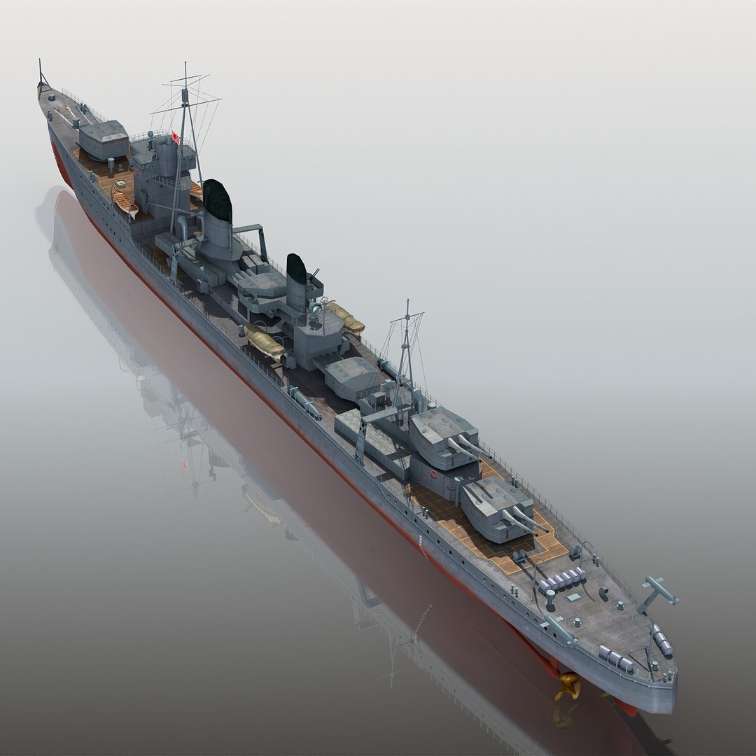 Akizuki/Yahagi ‎Kagero 3D Akizuki/Yahagi ‎Kagero 3D The Japanese Destroyer Akizuki