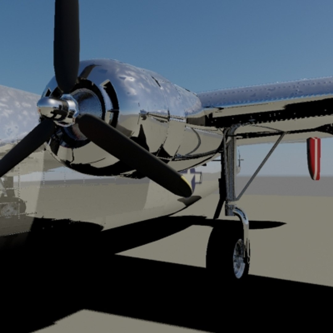 3d Model B-24 Liberator