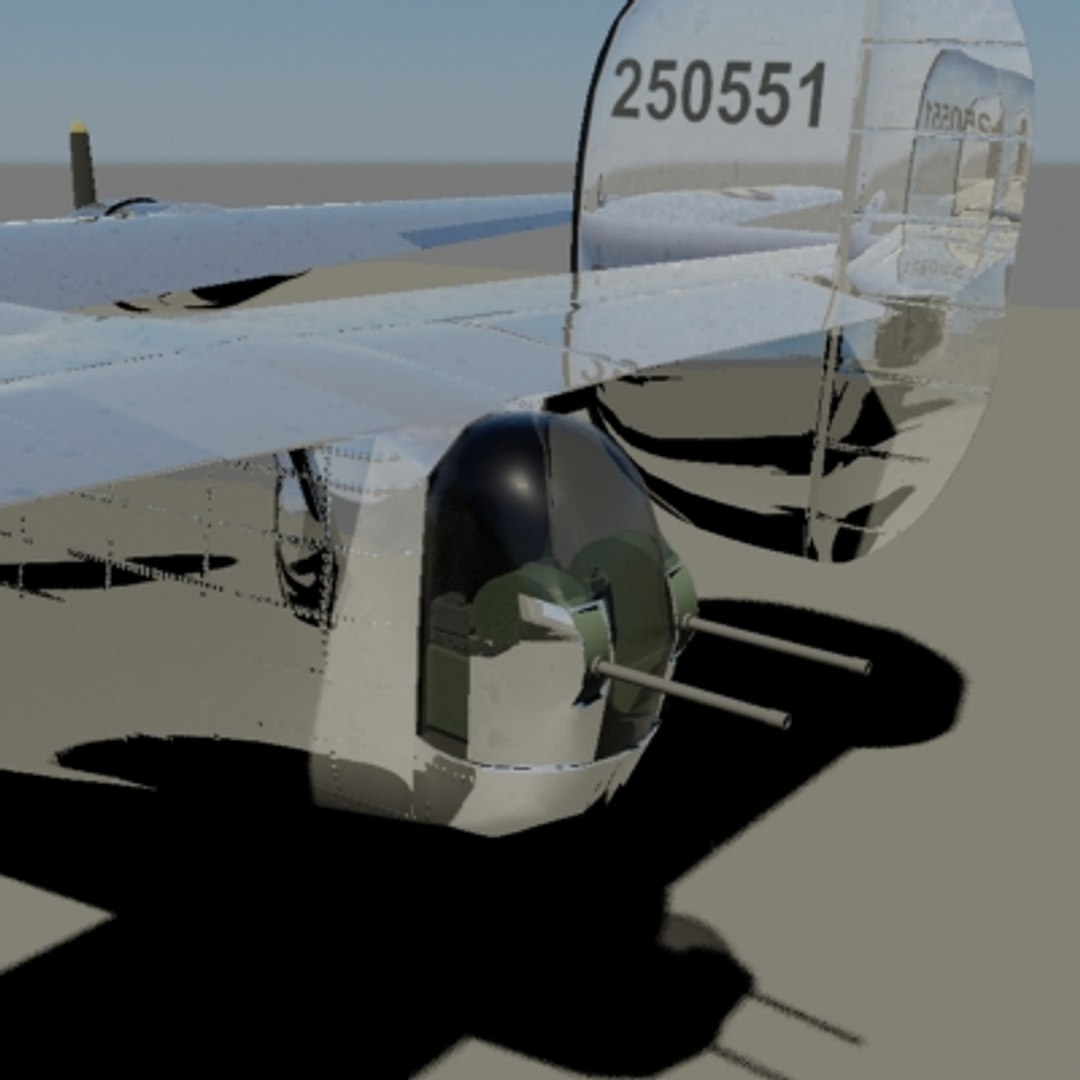 3d Model B-24 Liberator