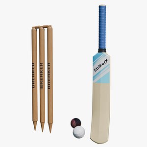 Cricket Kit 3D model
