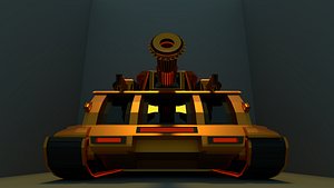 futuristic tank