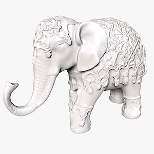 Hindu Elephant Statue