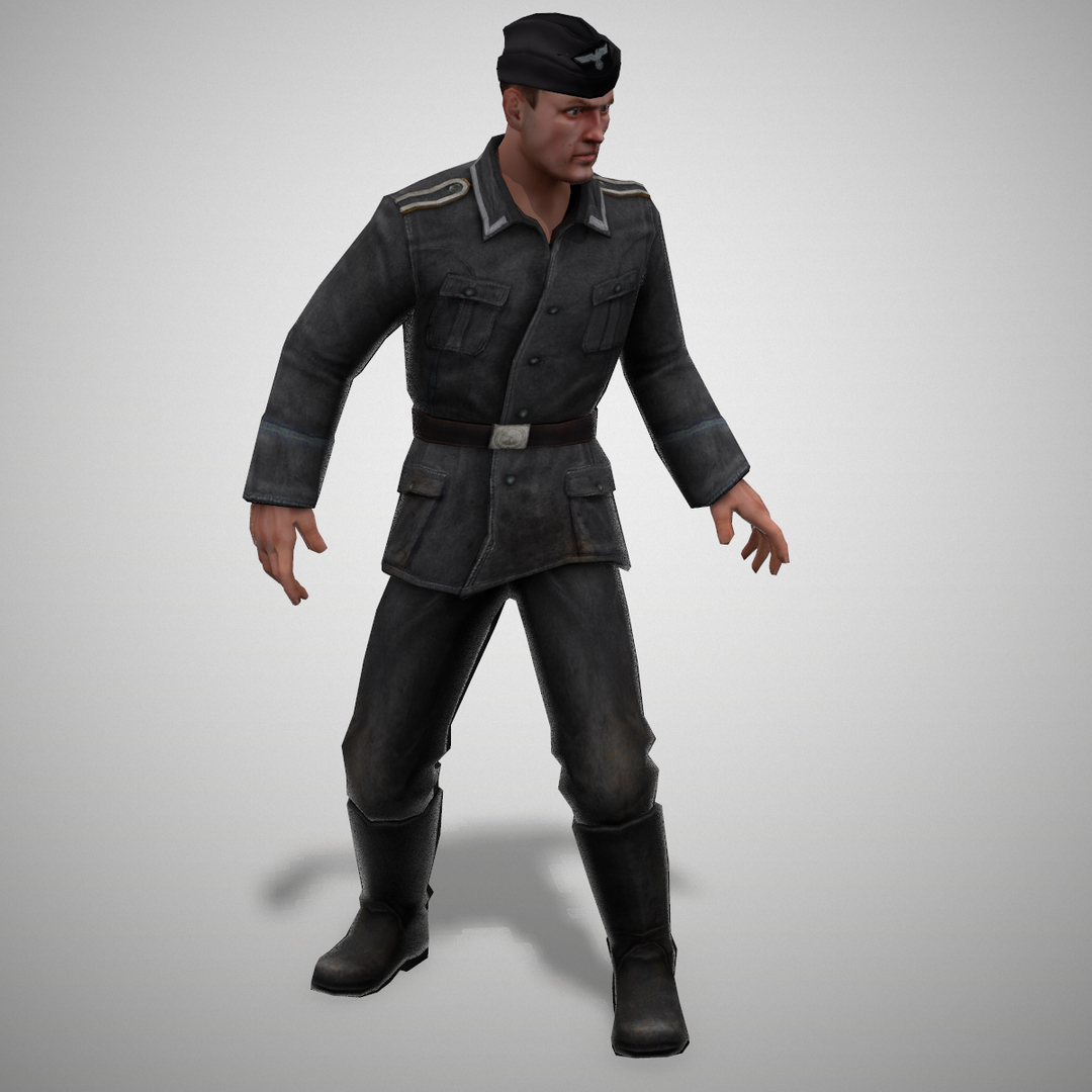 Rigged German Soldier 3D - TurboSquid 1459894