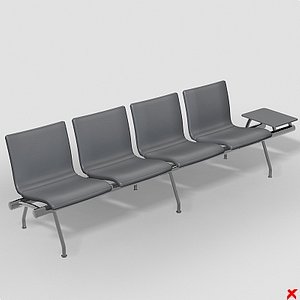 3d airport chair
