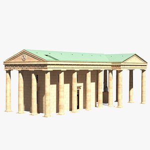 Neoclassical Building 3D model