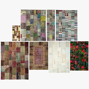 3D Kilim vintage patchwork vol 24 model