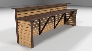 3D bar counter