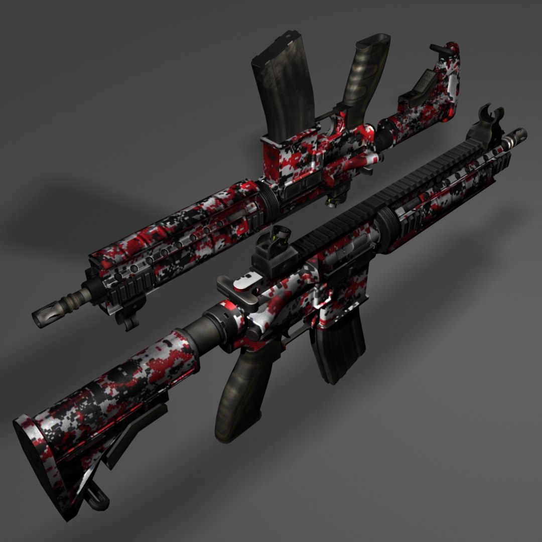 3d Hk416 M4 Rifle