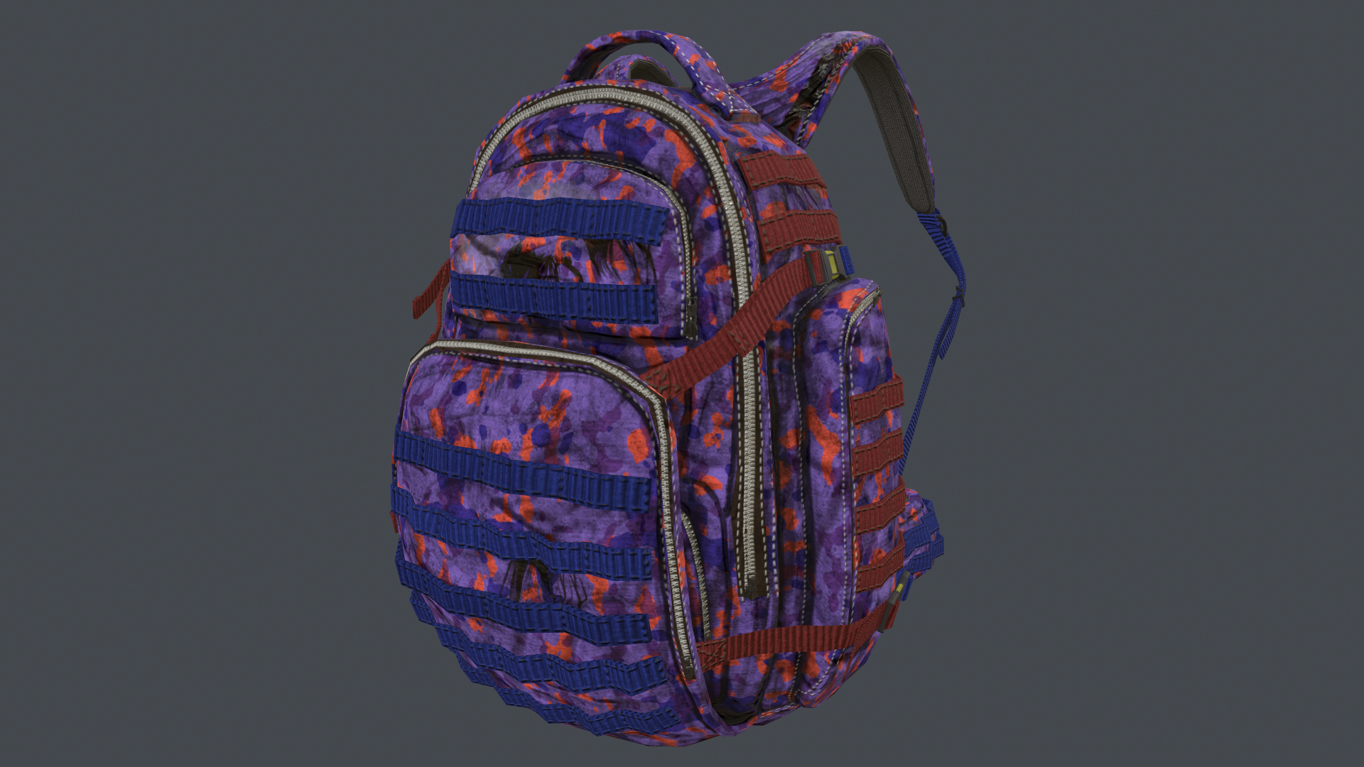 Backpack camo pack 3D model - TurboSquid 1165663