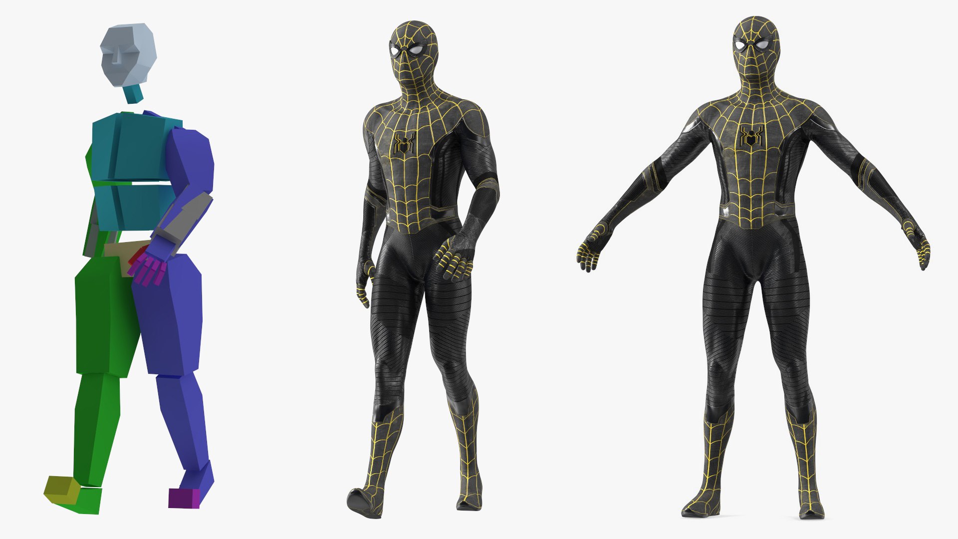 Rigged Spiderman Collection 3D - TurboSquid 2298818