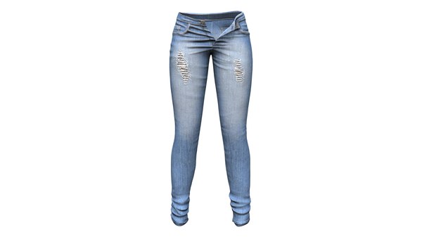 【YOURNUS】Creep Washing Denim Padding Superficial Cut-Off Waistband Wide Leg Jeans - Dark Wash