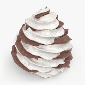 Cocoa Vanilla Whipped Cream Dollop