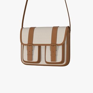 messenger bag 3D model