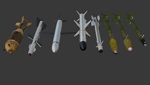 Missile Pack 3D model