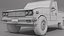 3D model Pickup Truck Low-poly 3D model