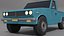 3D model Pickup Truck Low-poly 3D model