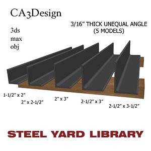 3/16 Thick Unequal Angle