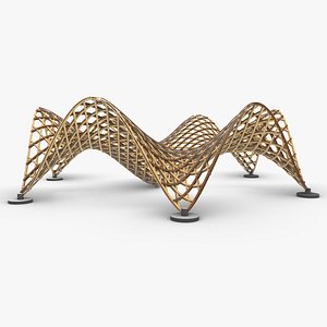 Elastic GridShell Structure 1 3D model