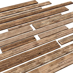 Wooden Plank and  Beam Vol 01  Medieval 3D Asset Pack Low Poly Game Ready