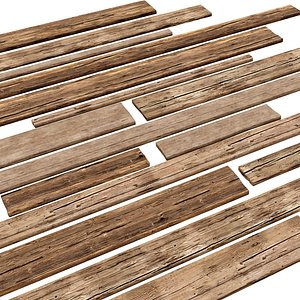 Wooden Plank and Beam Vol 01 Medieval 3D Asset Pack Low Poly Game Ready