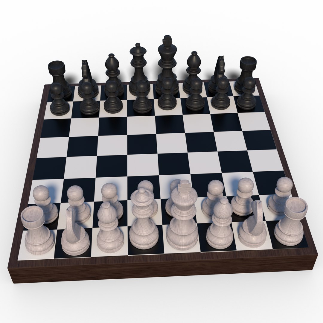 3D Chess Set Model - TurboSquid 2060567
