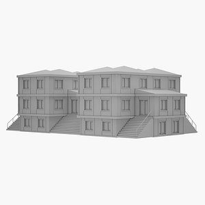 3D Country House 08 model