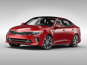 3d model kia car