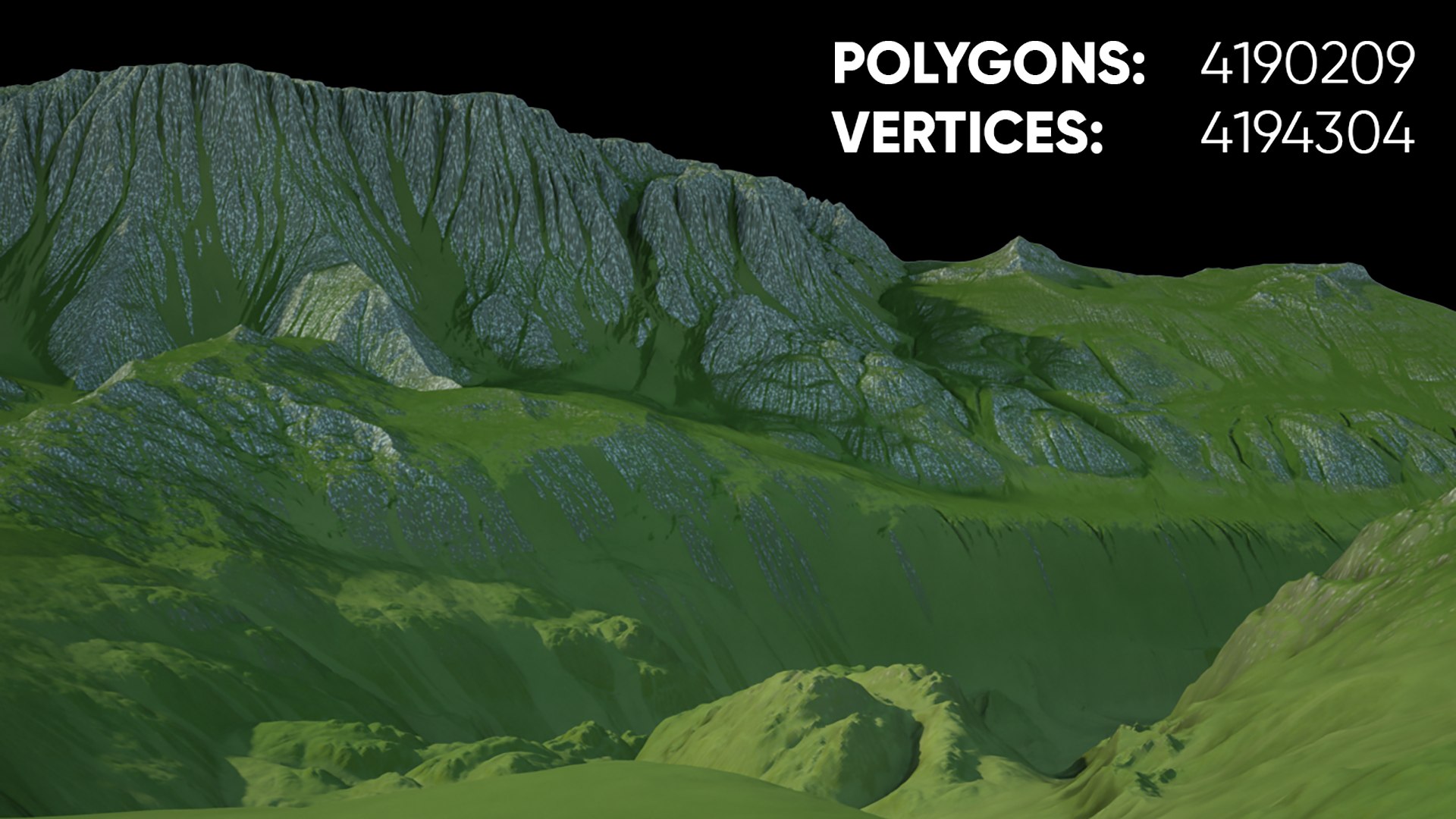 3D Landscape With Ravine Model - TurboSquid 2161730