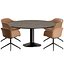 Fiber Swivel Chair Midst Table by Muuto