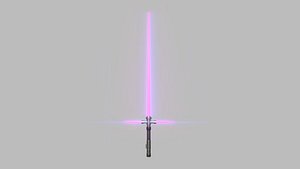 3D model Star Wars Lightsaber Crossguard 03 Pink - SciFi Weapon